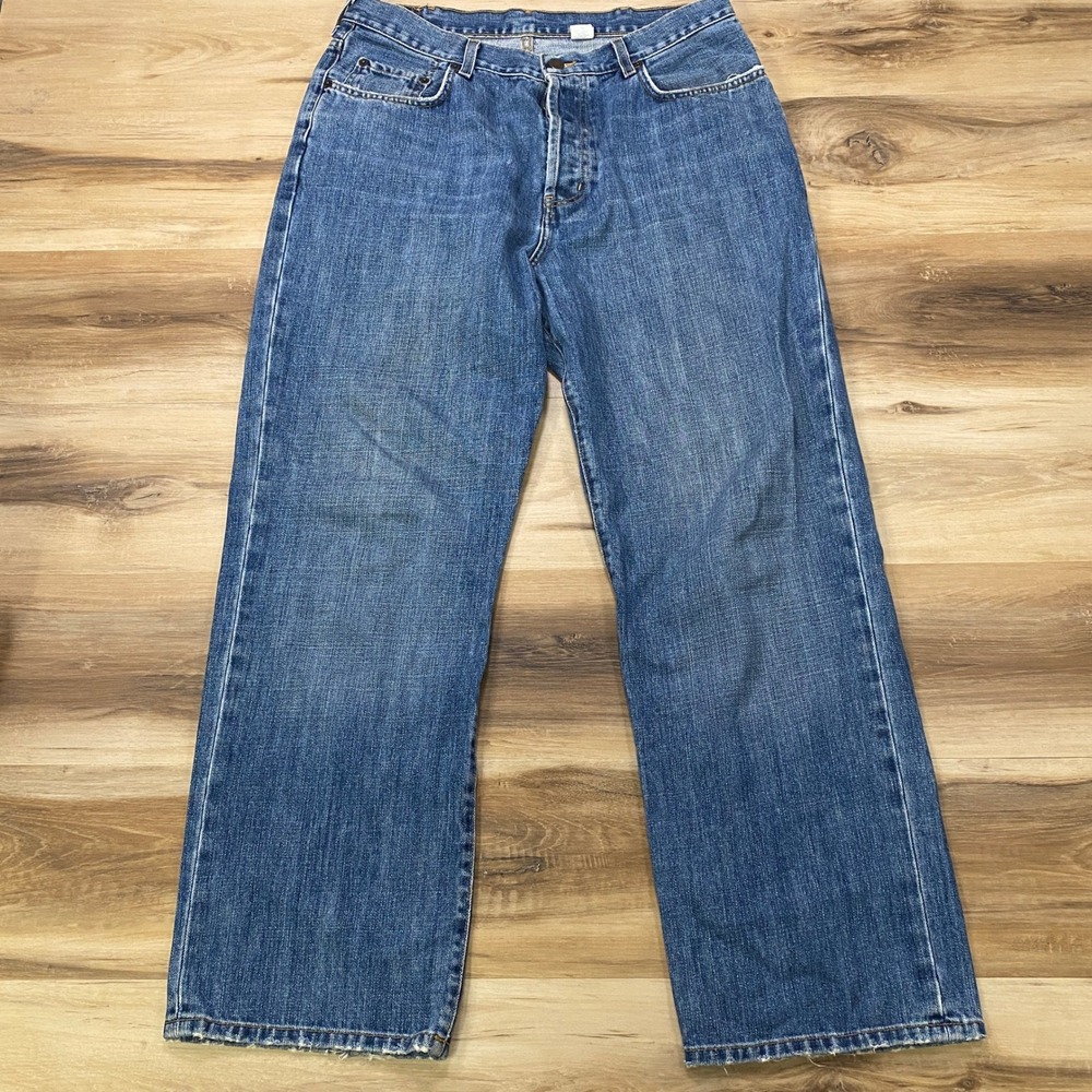 Abercrombie & Fitch Jeans 34x30 Vintage Made in USA Cotton Straight Blue 90s